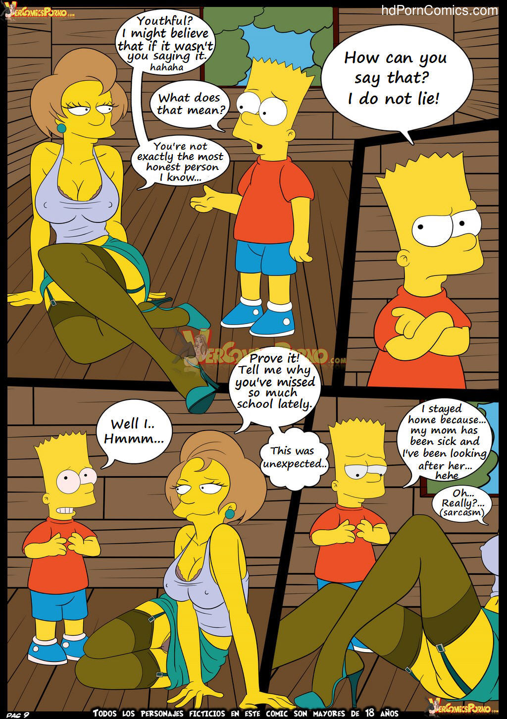 Los Simpsons 5- New Lessons10 free sex comic